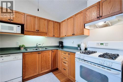 751 Rymal Road W Unit# 22, Hamilton, ON - Indoor Photo Showing Kitchen With Double Sink