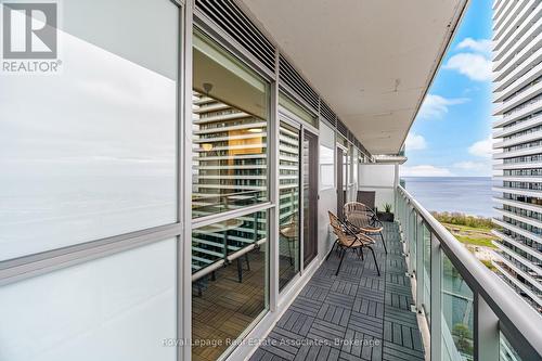 2301 - 33 Shore Breeze Drive, Toronto, ON - Outdoor With Balcony With Exterior