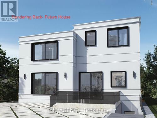 Rendering Back- Future House - 36 Jondan Crescent, Markham, ON -  With Exterior