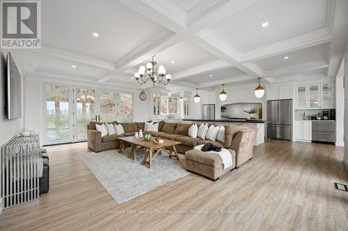 Open, bright, and oriented around panoramic views - 27 Vardon Drive, Guelph (Dovercliffe Park/Old University), ON - Indoor Photo Showing Living Room