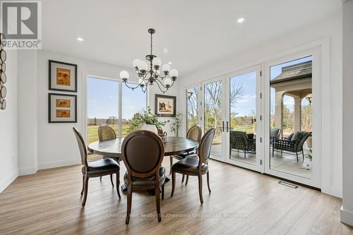 Large dining room leads out to the front patio - 27 Vardon Drive, Guelph (Dovercliffe Park/Old University), ON - Indoor Photo Showing Dining Room