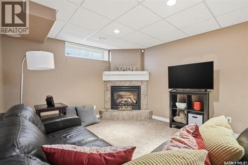 223 Pobran Lane, Saskatoon, SK - Indoor With Fireplace