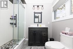 Updated bathroom - 
