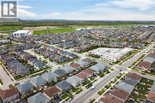Aerial perspective showcasing a residential community with varied architectural styles - 4236 Prudham Avenue, Burlington, ON - Outdoor With View