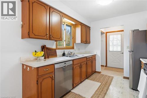 17 Richardson Drive, Port Dover, ON - Indoor Photo Showing Kitchen With Double Sink