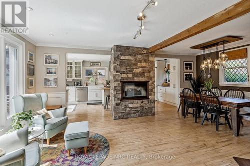 75 Yates Street, St. Catharines (Downtown), ON - Indoor Photo Showing Living Room With Fireplace