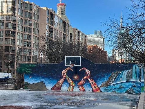 Community  Basketball Court - Ph5 - 65 Scadding Avenue, Toronto, ON - Outdoor With Facade