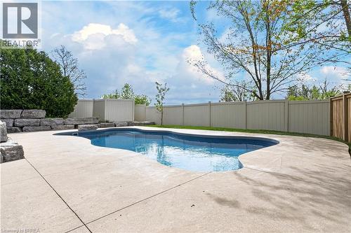 34 Pace Avenue, Brantford, ON - Outdoor With In Ground Pool With Backyard
