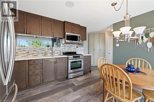 8 Delrex Boulevard, Georgetown, ON - Indoor Photo Showing Kitchen With Stainless Steel Kitchen