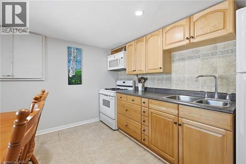 8 Delrex Boulevard, Georgetown, ON - Indoor Photo Showing Kitchen With Double Sink