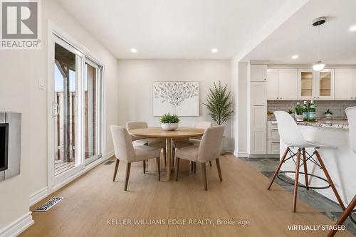 Virtually Staged - Dinette Area - 14 Harbour Drive, Hamilton, ON - Indoor Photo Showing Dining Room
