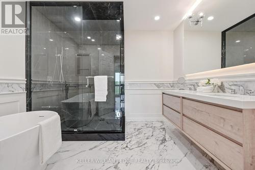 5PC Ensuite in the Primary Bedroom - 14 Harbour Drive, Hamilton, ON - Indoor Photo Showing Bathroom