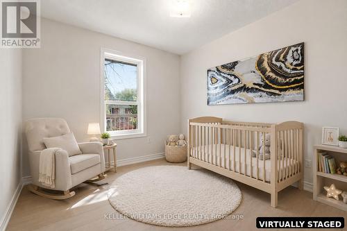 Virtually Staged - Bedroom 3 - 14 Harbour Drive, Hamilton, ON - Indoor Photo Showing Bedroom