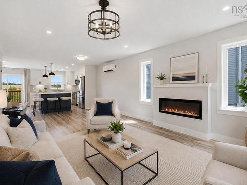 582B Herring Cove Road, Halifax, NS - Indoor Photo Showing Living Room With Fireplace