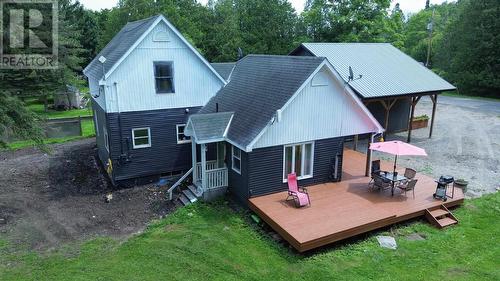 3091 Hilton Rd, Hilton Beach, ON - Outdoor With Deck Patio Veranda With Exterior