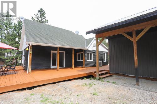 3091 Hilton Rd, Hilton Beach, ON - Outdoor With Deck Patio Veranda With Exterior