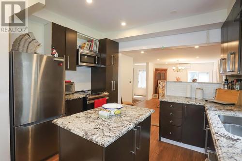 3091 Hilton Rd, Hilton Beach, ON - Indoor Photo Showing Kitchen With Double Sink With Upgraded Kitchen