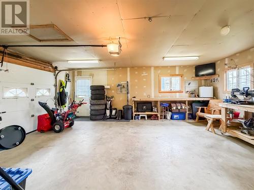 Attached garage - 36 Atlantic Street, Marystown, NL - Indoor Photo Showing Garage