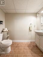Basement half bathroom - 