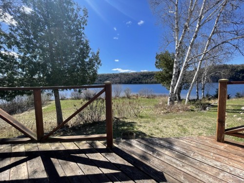 Terrasse - 699 Ch. Du Lac-Des-Cornes, Chute-Saint-Philippe, QC - Outdoor With Body Of Water