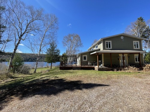 Façade - 699 Ch. Du Lac-Des-Cornes, Chute-Saint-Philippe, QC - Outdoor With Deck Patio Veranda