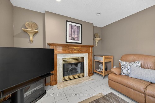 15 Gabriele Court, Hamilton, ON - Indoor Photo Showing Living Room With Fireplace