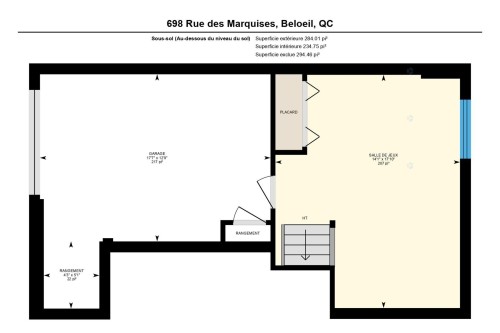 Plan (croquis) - 698 Rue Des Marquises, Beloeil, QC - Other