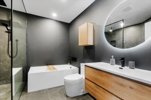 Salle de bains - 9698 Rue Riverin, Brossard, QC - Indoor Photo Showing Bathroom