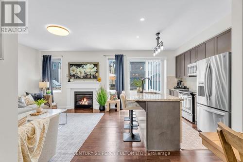 458 Etheridge Avenue, Milton, ON - Indoor With Fireplace