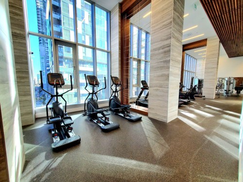 Exercise Room - 1901-1500 Boul. René-Lévesque O., Montréal (Ville-Marie), QC - Indoor Photo Showing Gym Room