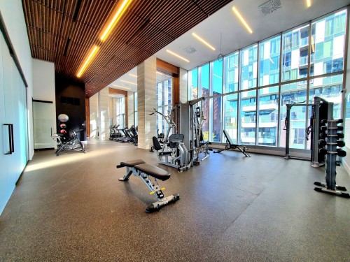 Exercise Room - 1901-1500 Boul. René-Lévesque O., Montréal (Ville-Marie), QC - Indoor Photo Showing Gym Room