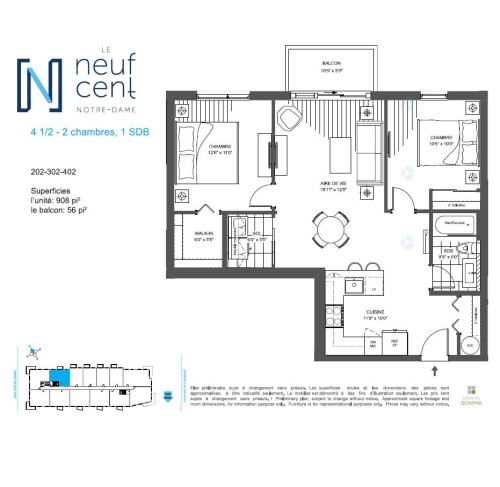 Plan (croquis) - 407-900 Rue Notre-Dame, Repentigny (Repentigny), QC - Other
