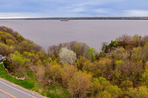 Photo aérienne - 42 Ch. Du Roy, Deschambault-Grondines, QC - Outdoor With Body Of Water With View