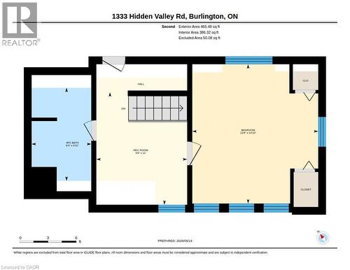Rear exterior featuring a spacious wooden deck with railings, stone retaining walls, terraced gardens, and sliding glass doors - 1333 Hidden Valley Road, Burlington, ON - Other