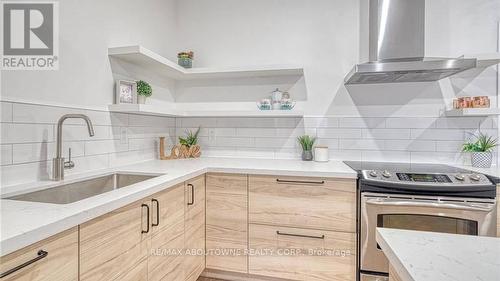 43 Crooks Street, Hamilton, ON - Indoor Photo Showing Kitchen With Upgraded Kitchen