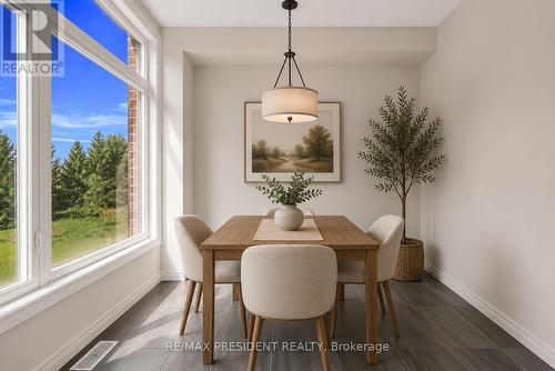 Virtually Stage - 34 Queenpost Drive E, Brampton, ON - Indoor Photo Showing Dining Room