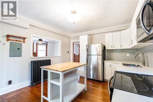 137 Sherman Avenue S, Hamilton, ON - Indoor Photo Showing Kitchen With Double Sink