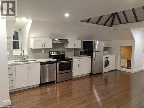 137 Sherman Avenue S, Hamilton, ON - Indoor Photo Showing Kitchen With Double Sink