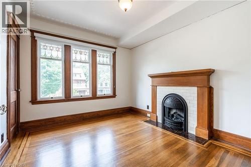 137 Sherman Avenue S, Hamilton, ON - Indoor With Fireplace