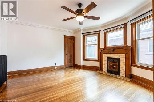 137 Sherman Avenue S, Hamilton, ON - Indoor Photo Showing Other Room With Fireplace