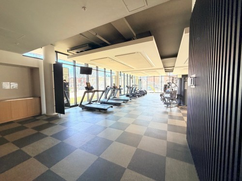 Exercise Room - 711-5175 Rue Mackenzie, Montréal (Côte-Des-Neiges/Notre-Dame-De-Grâce), QC - Indoor Photo Showing Gym Room