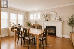 virtually staged could be dining or living room - 