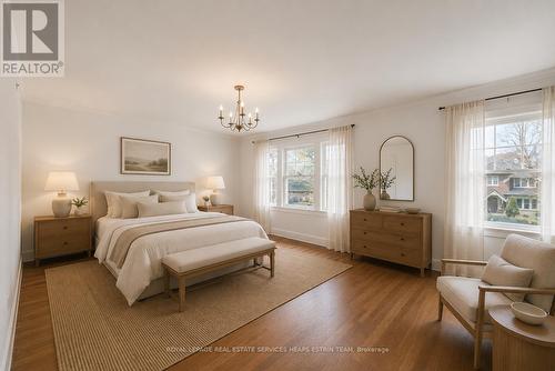 Virtually Staged - 61 Sutherland Drive, Toronto, ON - Indoor Photo Showing Bedroom