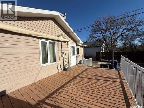 326 3Rd Avenue Sw, Eston, SK - Outdoor With Deck Patio Veranda With Exterior