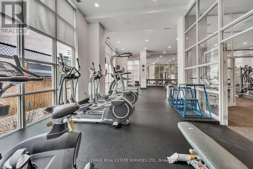 502 - 125 Western Battery Road, Toronto, ON - Indoor Photo Showing Gym Room