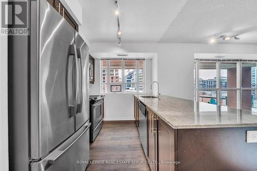 502 - 125 Western Battery Road, Toronto, ON - Indoor Photo Showing Kitchen With Stainless Steel Kitchen With Upgraded Kitchen