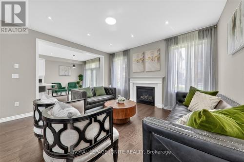 2835 Foxden Square, Pickering, ON - Indoor Photo Showing Living Room With Fireplace