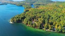 Photo aérienne - 611 Ch. Montfort, Gracefield, QC  - Outdoor With Body Of Water With View 
