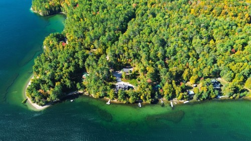 Photo aérienne - 611 Ch. Montfort, Gracefield, QC - Outdoor With Body Of Water