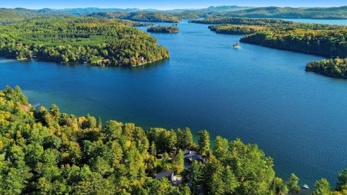 Photo aérienne - 611 Ch. Montfort, Gracefield, QC - Outdoor With Body Of Water With View